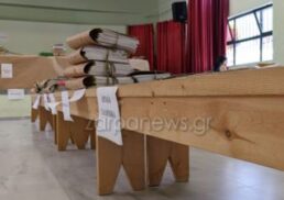 Στα “άδυτα” του Βαθμολογικού Κέντρου Χανίων.