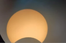 Η έκλειψη ηλίου στην Πάτρα