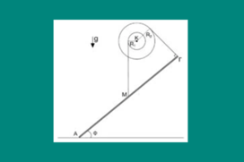Ισορροπία διπλής τροχαλίας και ομογενούς ράβδου